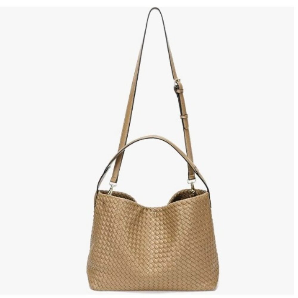 Woven Tote Bag Crossbody Shoulder Bag Large Hobo Handbag